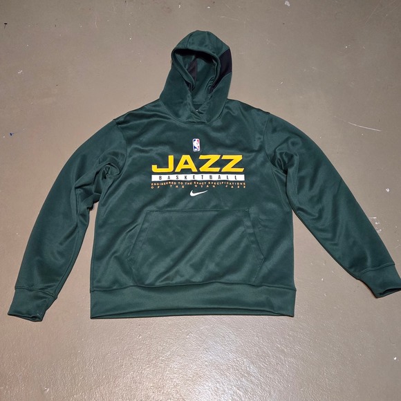 Nike Dri-Fit Utah Jazz Spotlight On Court Practice Warm-Up Hoodie Size Medium - Picture 1 of 4